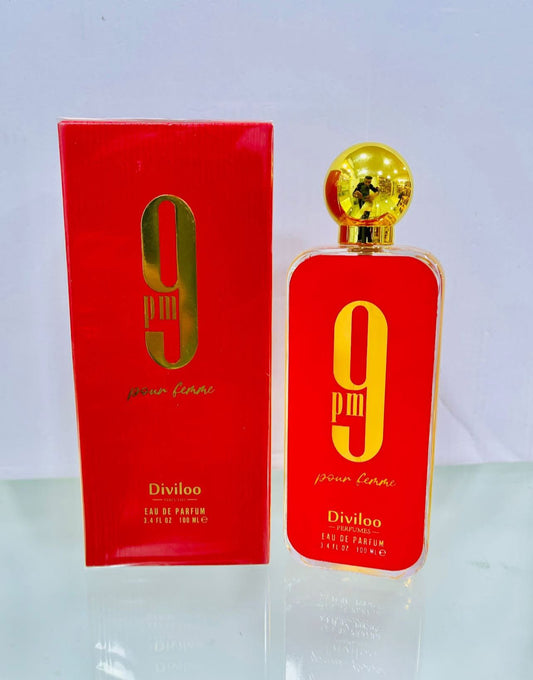 9PM Red pour Femme by Diviloo